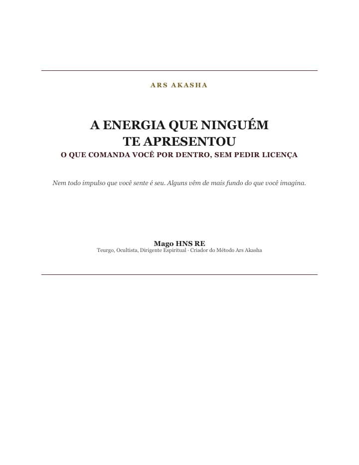 Capa do e-book A Energia Que Ninguém Te Apresentou