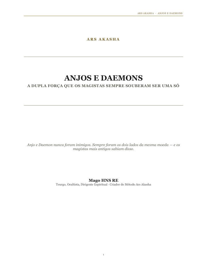 Capa do e-book Anjos e Daemons