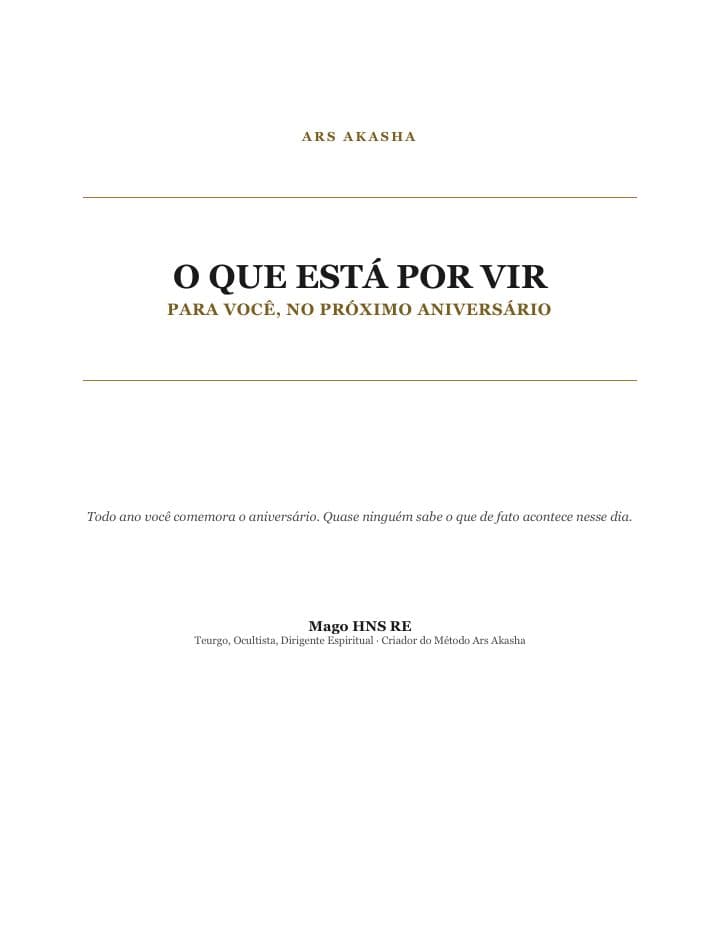 Capa do e-book O Que Está Por Vir